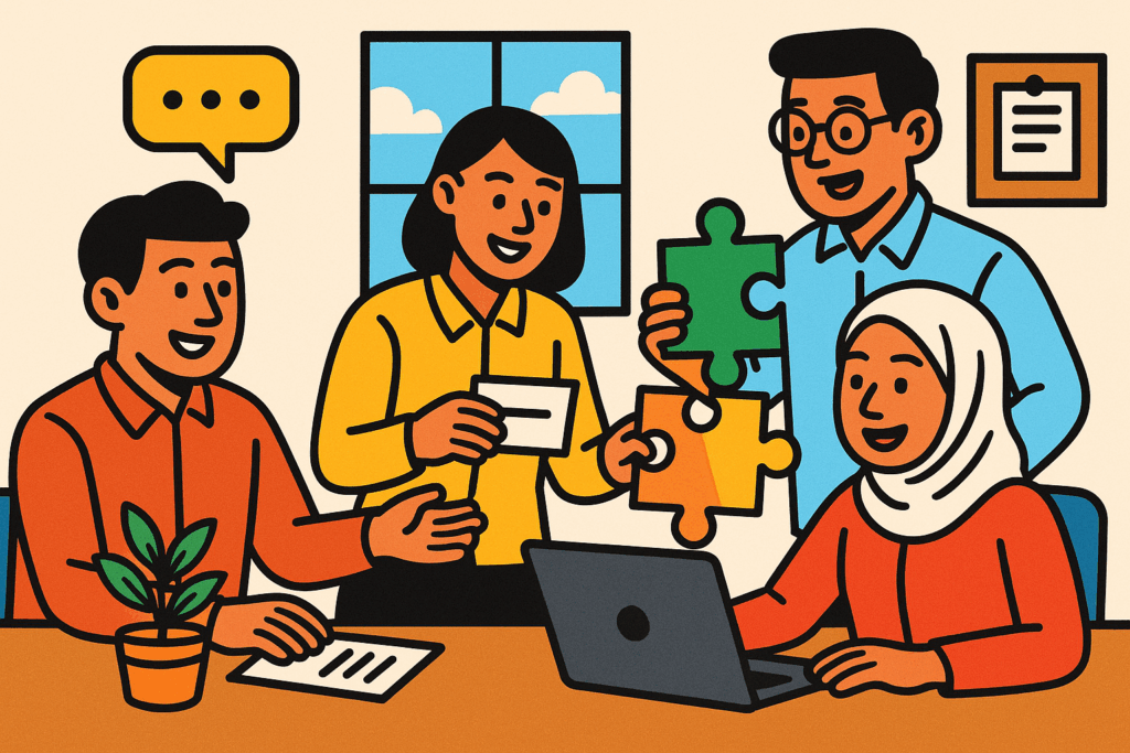 Komunikasi Efektif dalam Tim, Hasil Positif Nyata